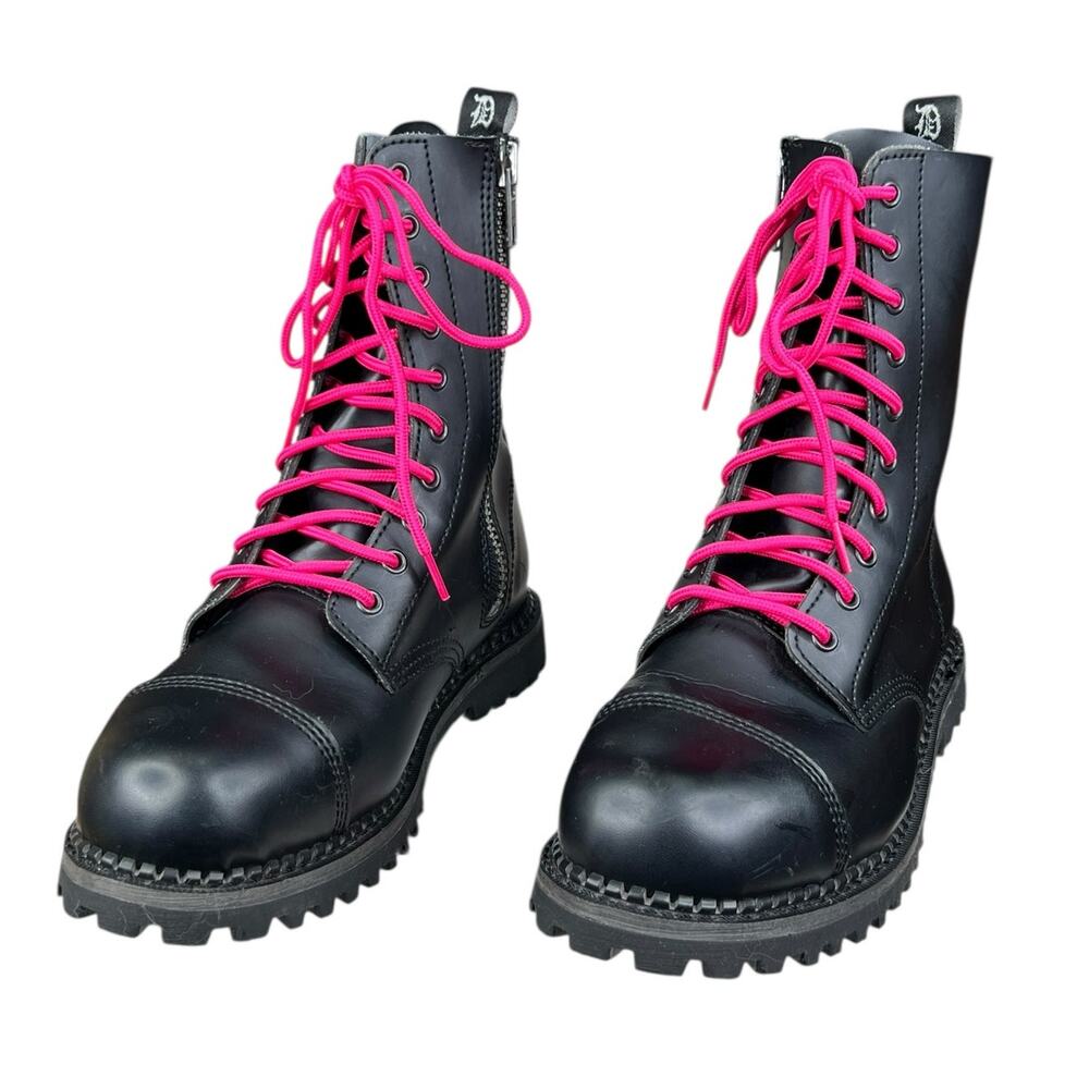 Demonia Women's Riot Black Vegan Leather Side Zip… - image 6